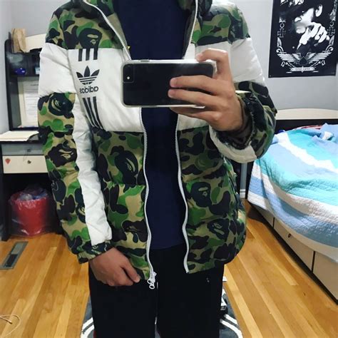 adidas x bape jacket fake|authentic Bape.